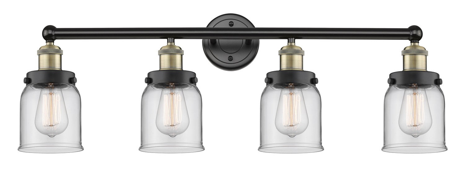 Innovations 616-4W-BAB-G52 Four Light Bath Vanity, Black Antique Brass