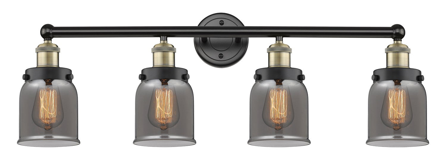 Innovations 616-4W-BAB-G53 Four Light Bath Vanity, Black Antique Brass