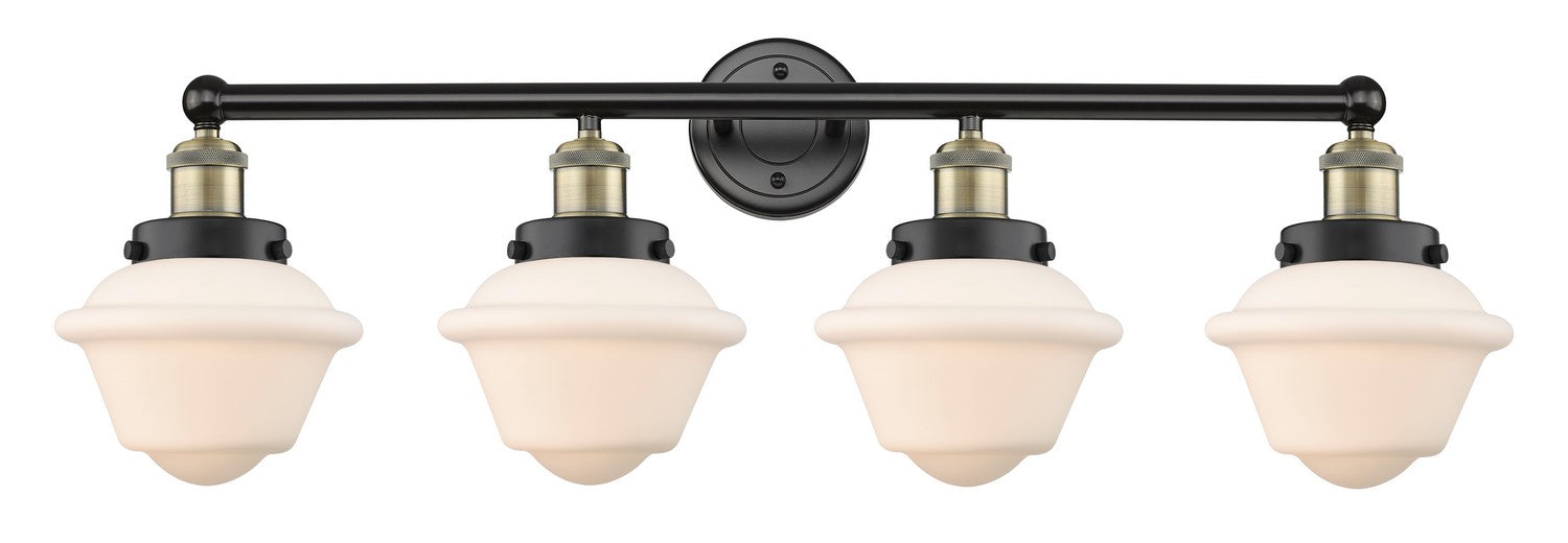 Innovations 616-4W-BAB-G531 Four Light Bath Vanity, Black Antique Brass