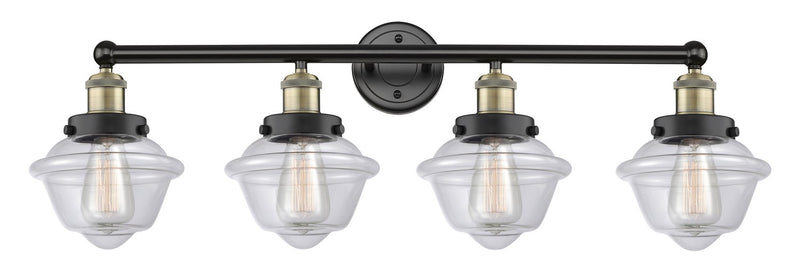Innovations 616-4W-BAB-G532 Four Light Bath Vanity, Black Antique Brass