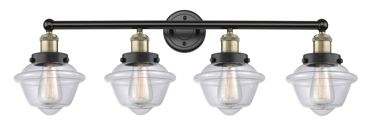 Innovations 616-4W-BAB-G532 Four Light Bath Vanity, Black Antique Brass
