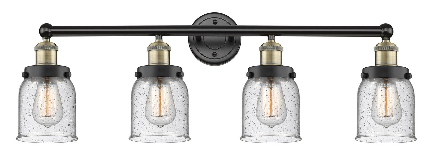 Innovations 616-4W-BAB-G54 Four Light Bath Vanity, Black Antique Brass