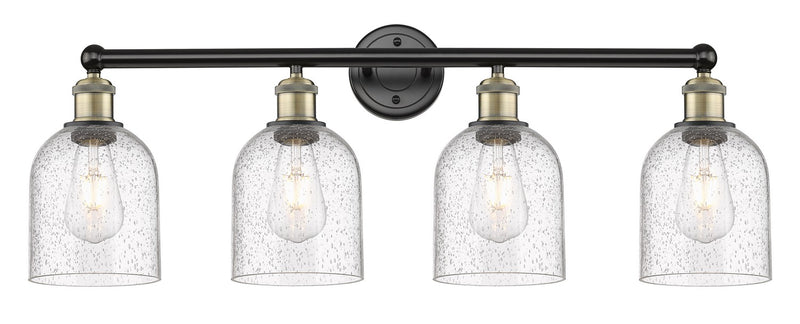Innovations 616-4W-BAB-G558-6SDY Four Light Bath Vanity, Black Antique Brass
