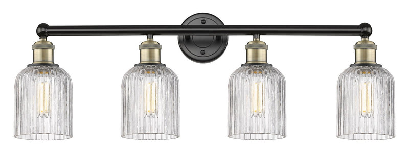 Innovations 616-4W-BAB-G559-5CL Four Light Bath Vanity, Black Antique Brass