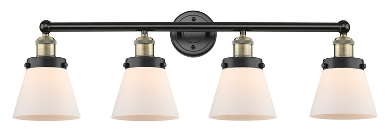 Innovations 616-4W-BAB-G61 Four Light Bath Vanity, Black Antique Brass