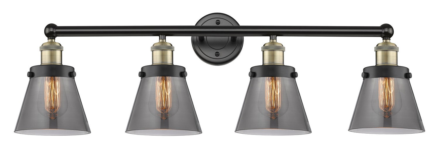 Innovations 616-4W-BAB-G63 Four Light Bath Vanity, Black Antique Brass