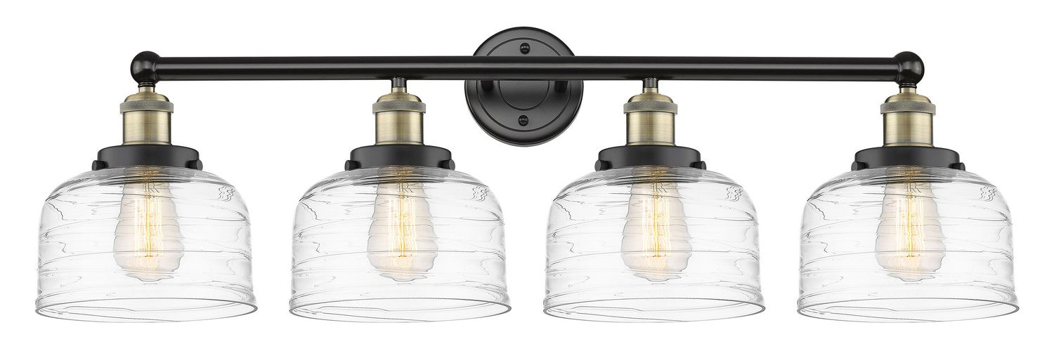 Innovations 616-4W-BAB-G713 Four Light Bath Vanity, Black Antique Brass