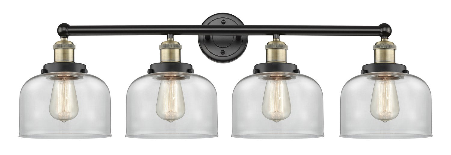 Innovations 616-4W-BAB-G72 Four Light Bath Vanity, Black Antique Brass