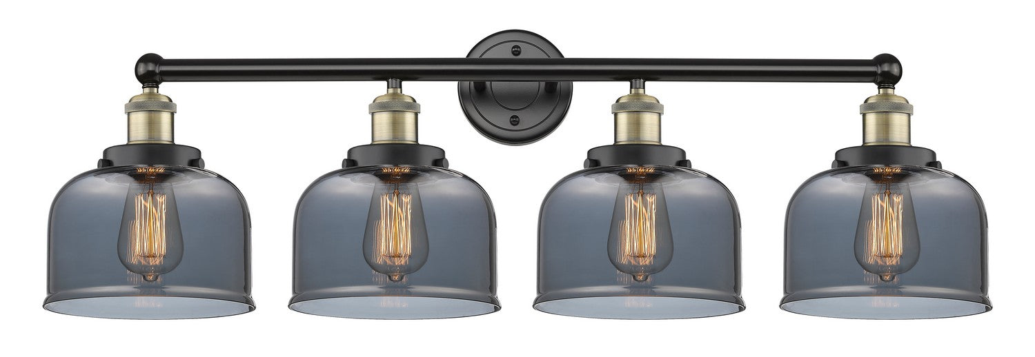 Innovations 616-4W-BAB-G73 Four Light Bath Vanity, Black Antique Brass