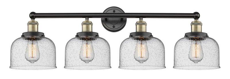 Innovations 616-4W-BAB-G74 Four Light Bath Vanity, Black Antique Brass