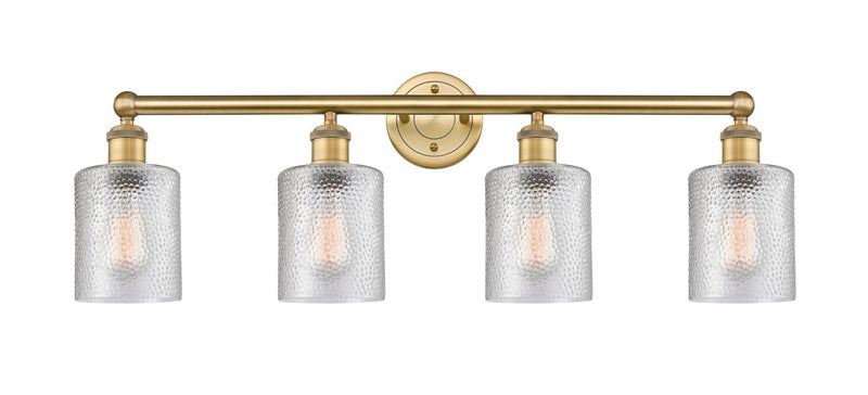 Innovations 616-4W-BB-G112 Four Light Bath Vanity, Brushed Brass