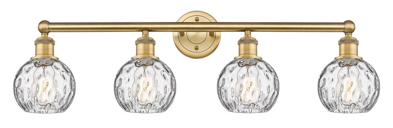 Innovations 616-4W-BB-G1215-6 Four Light Bath Vanity, Brushed Brass