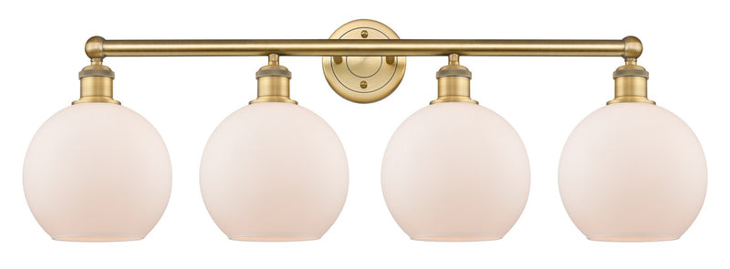 Innovations 616-4W-BB-G121-8 Four Light Bath Vanity, Brushed Brass