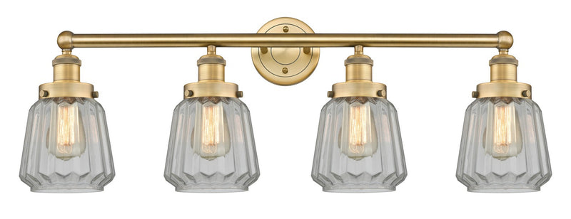 Innovations 616-4W-BB-G142 Four Light Bath Vanity, Brushed Brass