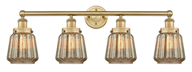 Innovations 616-4W-BB-G146 Four Light Bath Vanity, Brushed Brass
