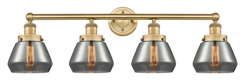 Innovations 616-4W-BB-G173 Four Light Bath Vanity, Brushed Brass