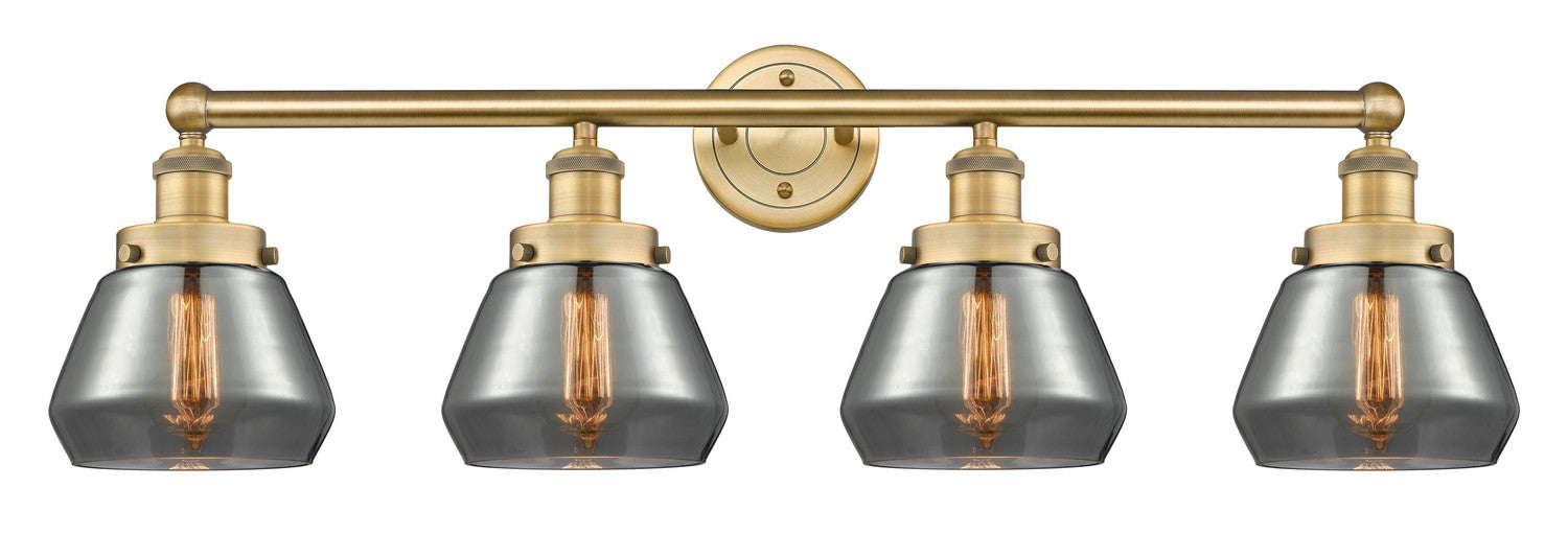 Innovations 616-4W-BB-G173 Four Light Bath Vanity, Brushed Brass
