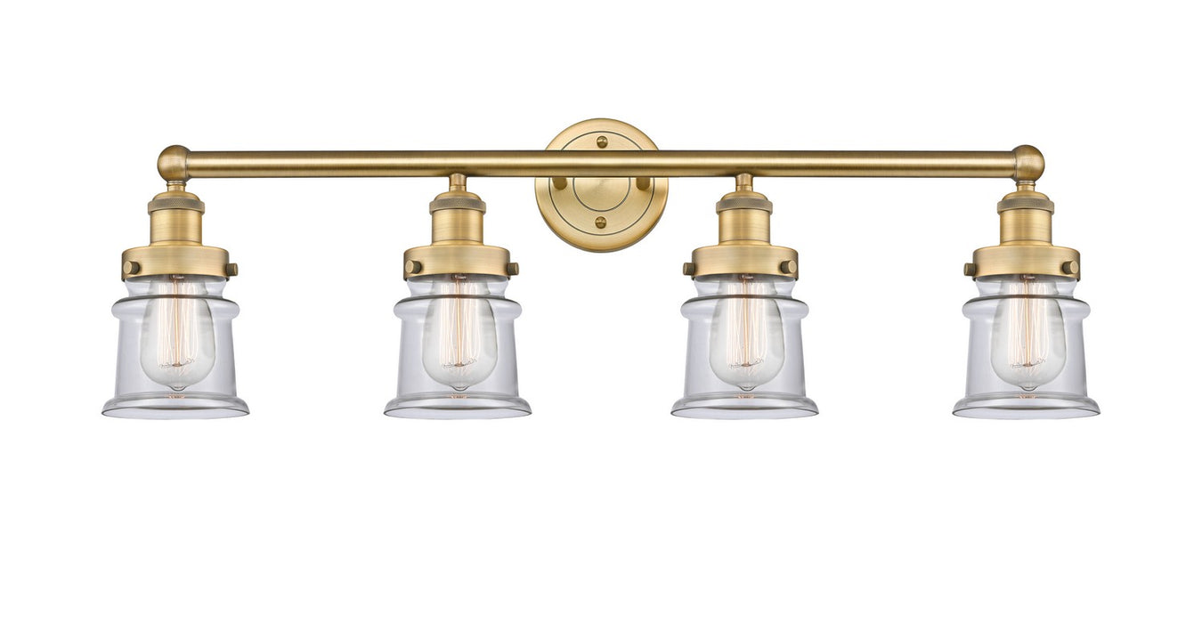 Innovations 616-4W-BB-G182S Four Light Bath Vanity, Brushed Brass