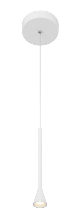 George Kovacs P1456-44B-L LED Mini Pendant, Matte White