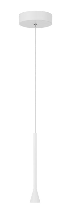 George Kovacs P1456-44B-L LED Mini Pendant, Matte White