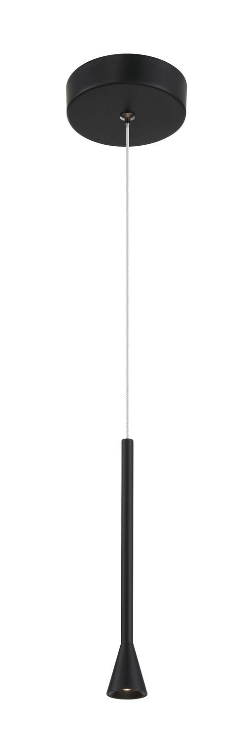 George Kovacs P1456-66A-L LED Mini Pendant, Coal