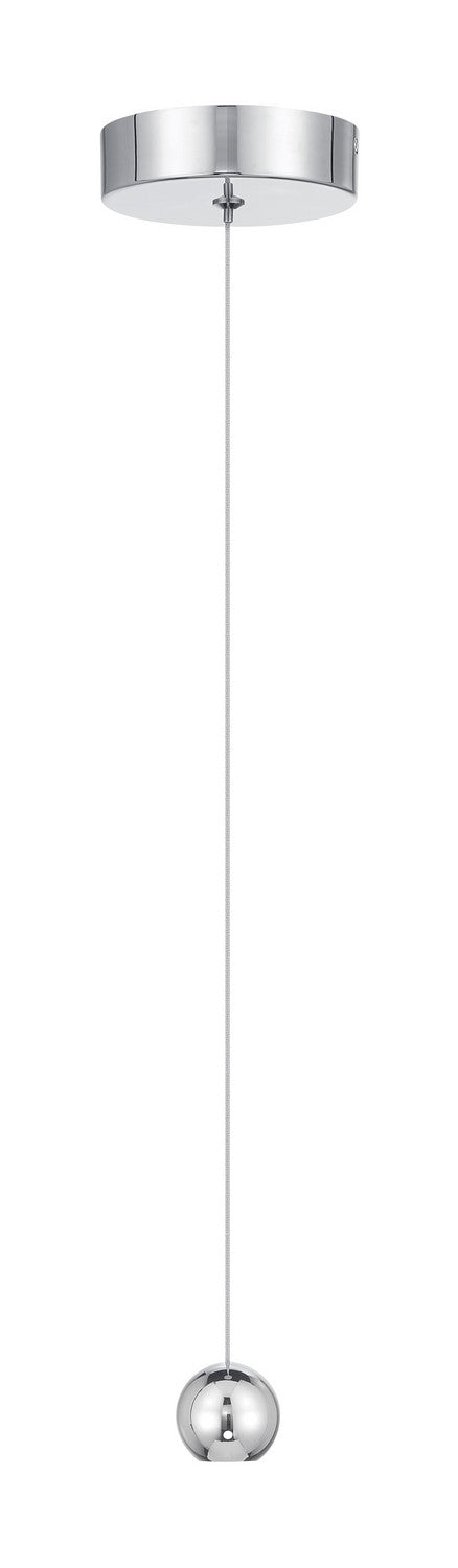 George Kovacs P1460-077-L LED Mini Pendant, Chrome