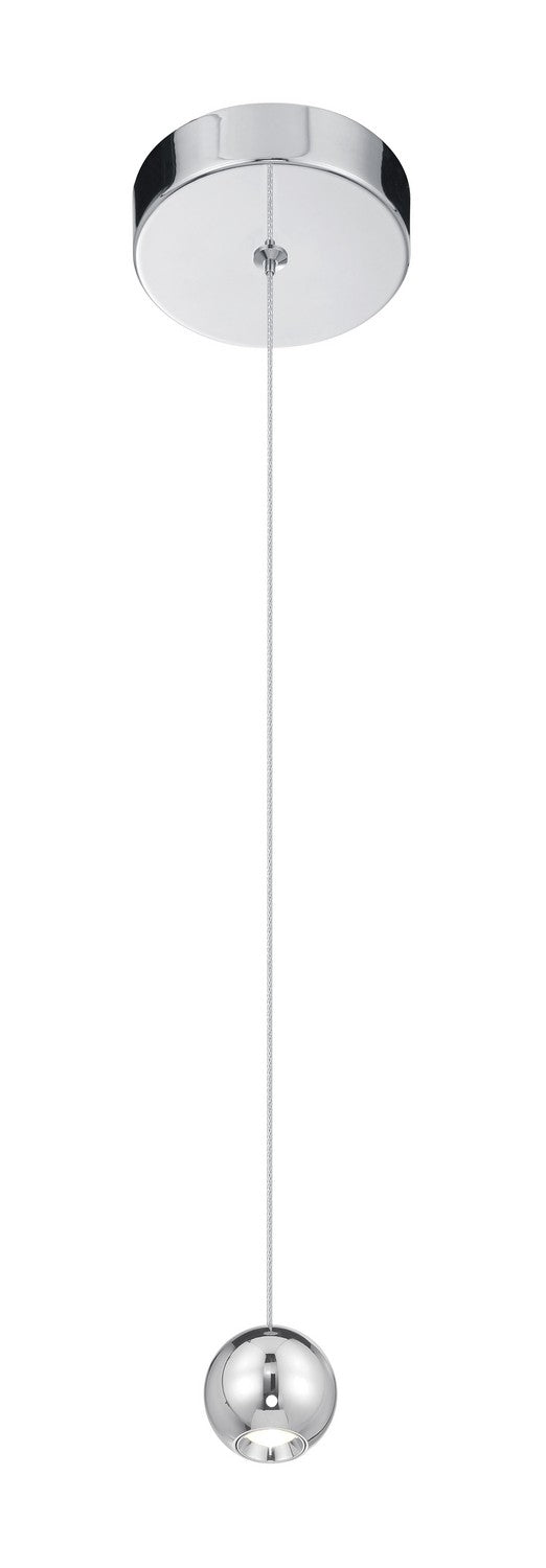 George Kovacs P1460-077-L LED Mini Pendant, Chrome
