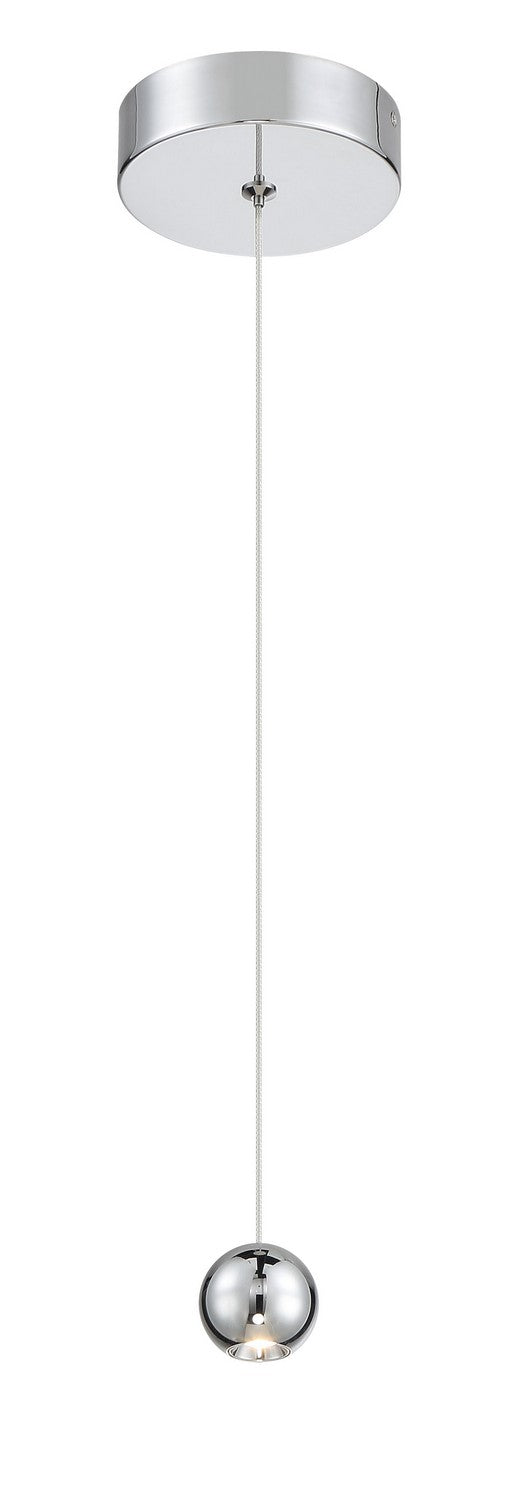 George Kovacs P1460-077-L LED Mini Pendant, Chrome
