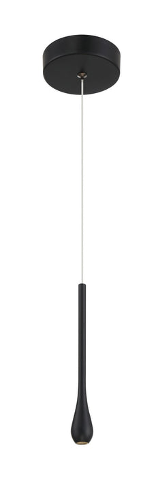 George Kovacs P1461-66A-L LED Mini Pendant, Coal