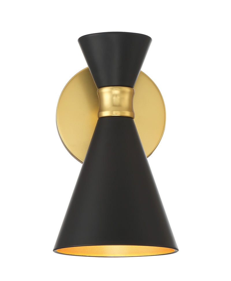George Kovacs P1826-248 One Light Wall Sconce, Honey Gold