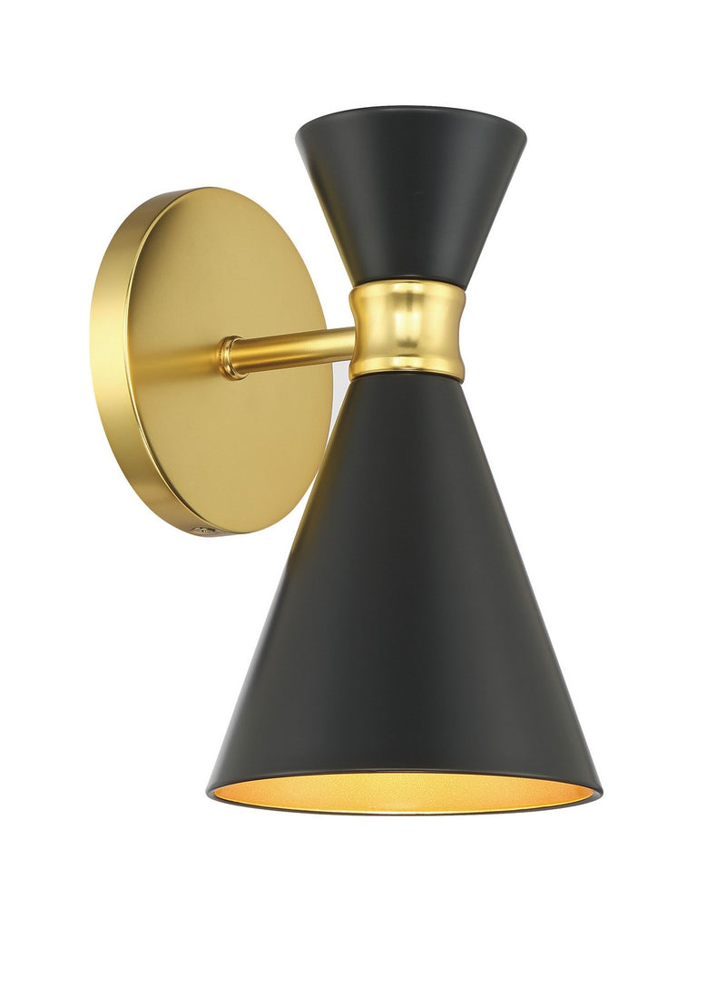 George Kovacs P1826-248 One Light Wall Sconce, Honey Gold