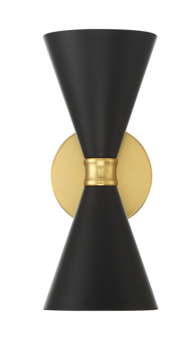 George Kovacs P1827-248 Two Light Wall Sconce, Honey Gold