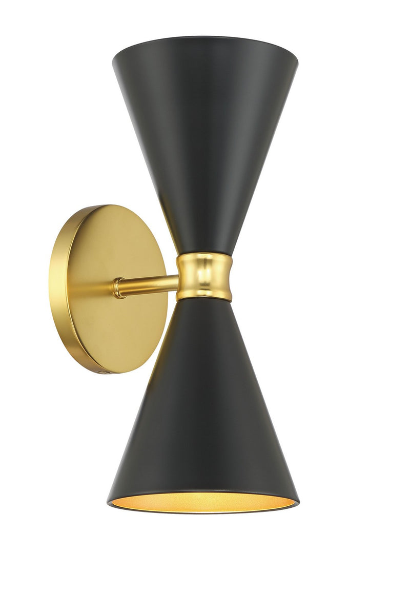George Kovacs P1827-248 Two Light Wall Sconce, Honey Gold
