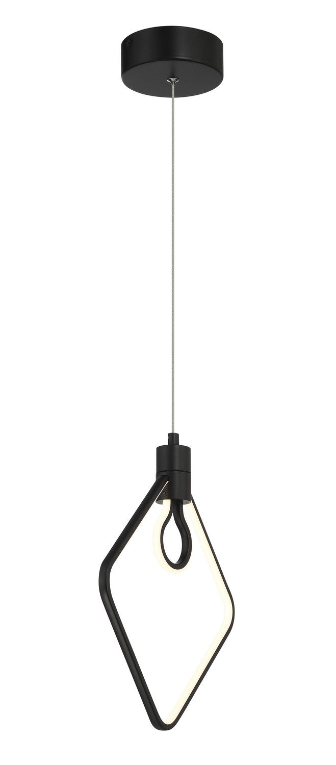 George Kovacs P1904-66A-L LED Pendant, Coal