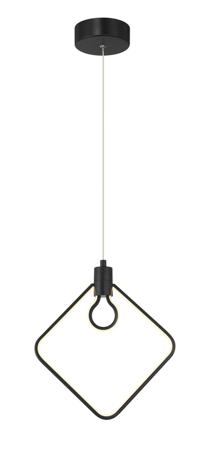 George Kovacs P1904-66A-L LED Pendant, Coal