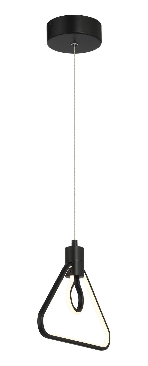 George Kovacs P1905-66A-L LED Pendant, Coal