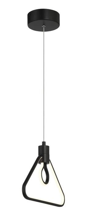 George Kovacs P1905-66A-L LED Pendant, Coal