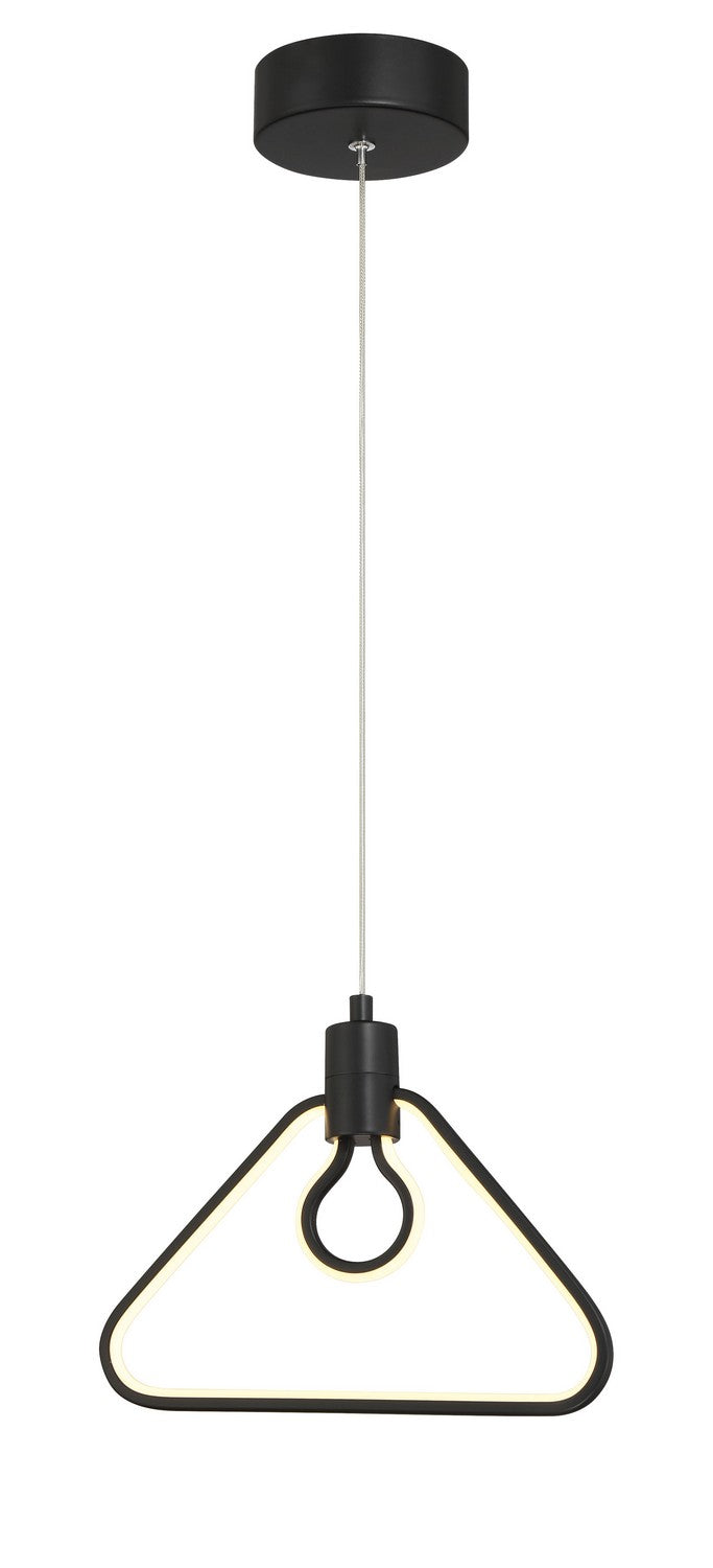 George Kovacs P1905-66A-L LED Pendant, Coal
