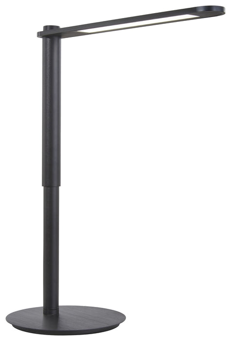 George Kovacs P1930-896-L LED Table Lamp, Coal Black & Brushed Coal Blac