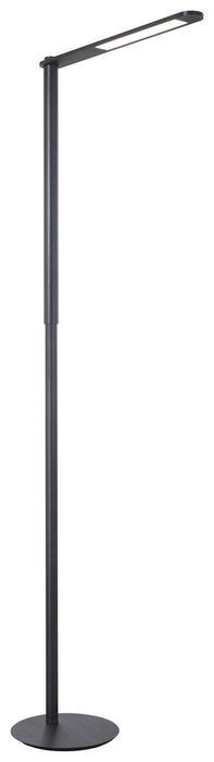 George Kovacs P1931-896-L LED Table Lamp, Coal Black & Brushed Coal Blac