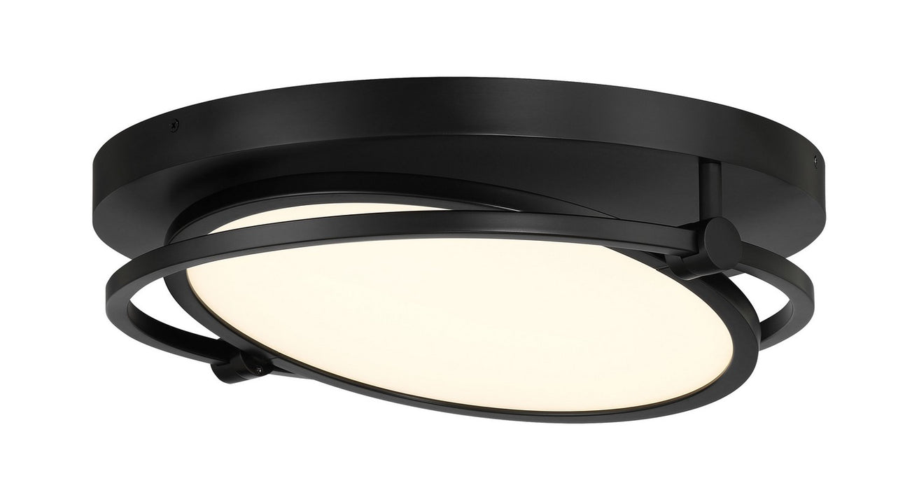 George Kovacs P5546-66A-L LED Flush Mount, Coal