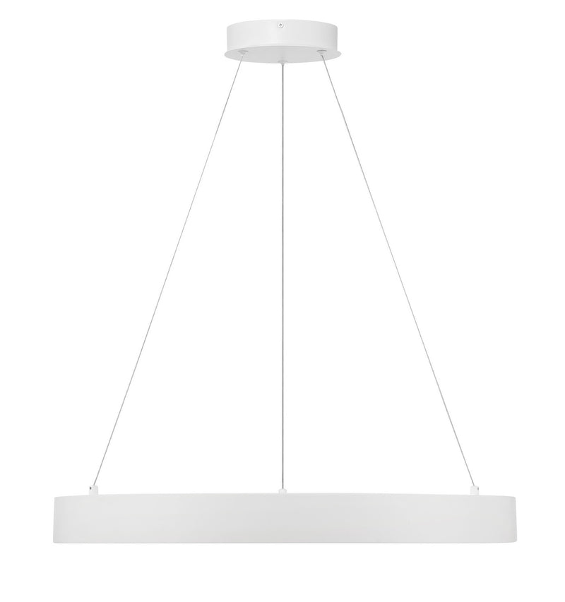 George Kovacs P5555-44B-L LED Pendant, Matte White