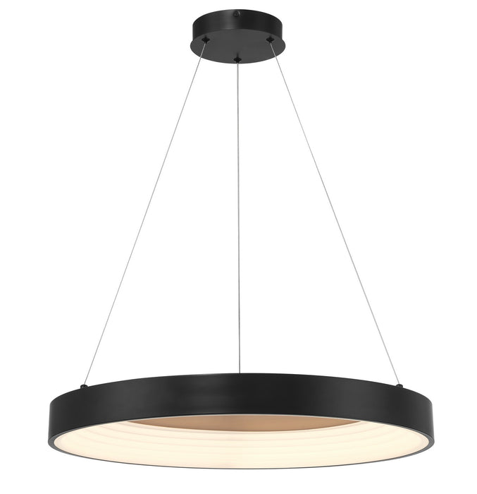 George Kovacs P5555-66A-L LED Pendant, Coal