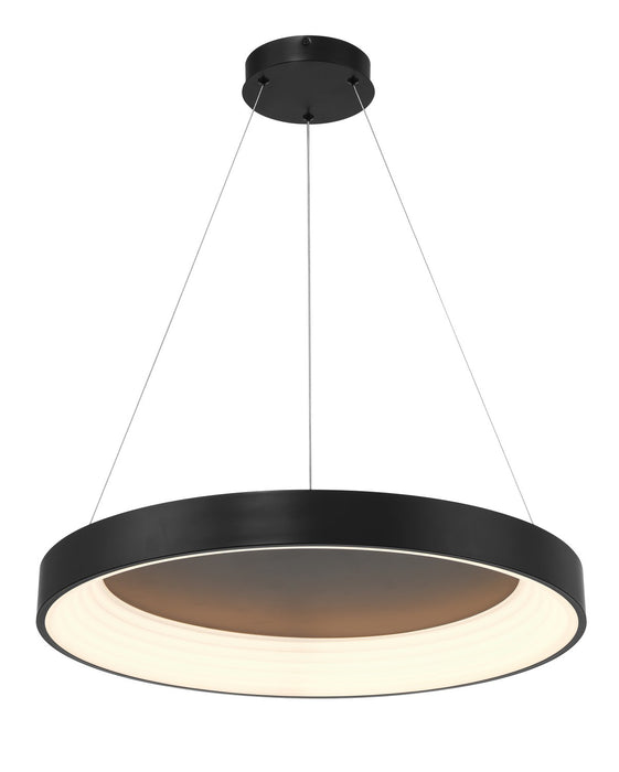 George Kovacs P5555-66A-L LED Pendant, Coal
