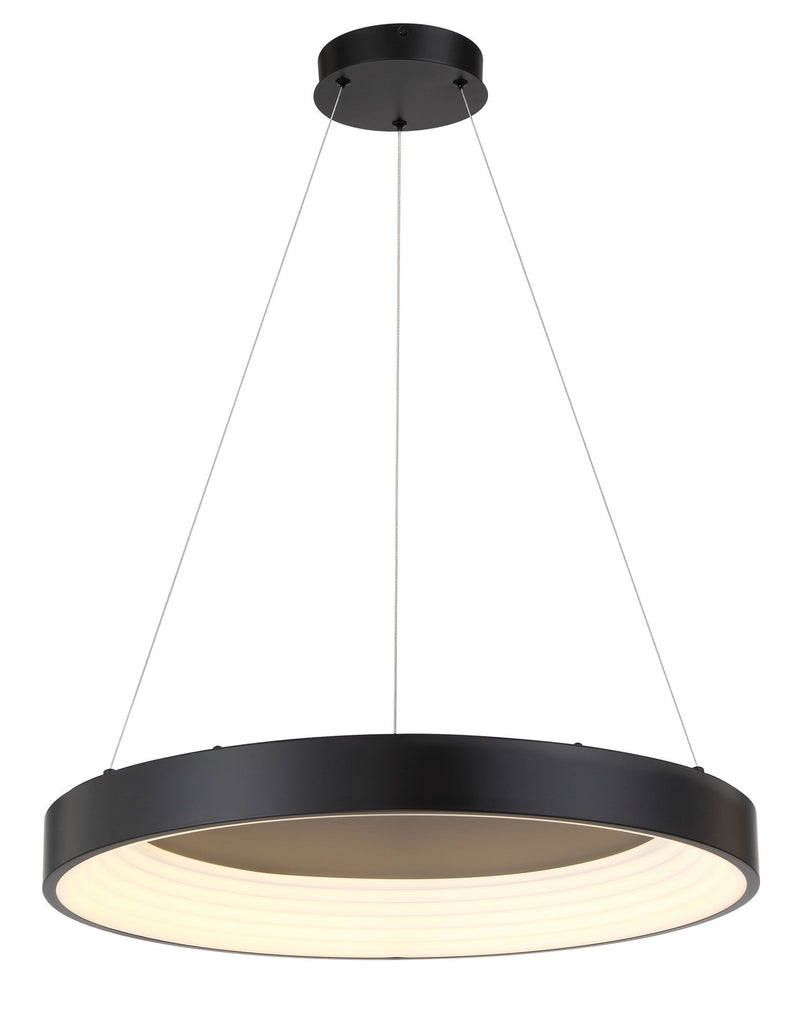 George Kovacs P5555-66A-L LED Pendant, Coal
