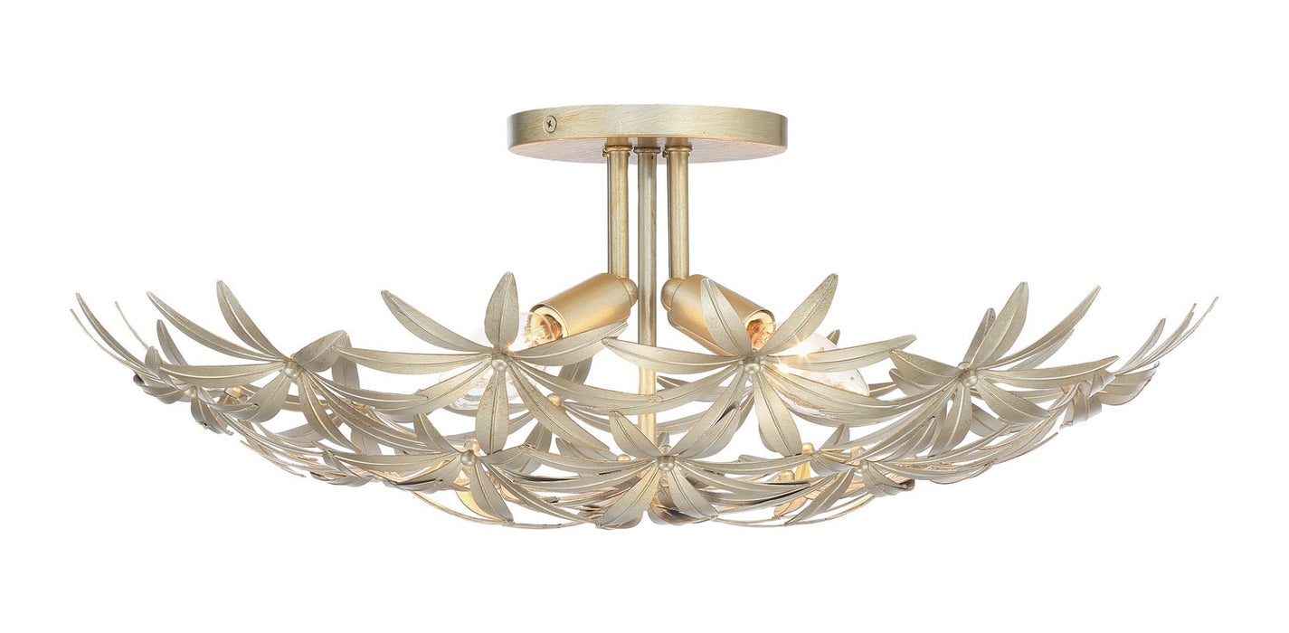 Minka-Lavery 2144-735 Four Light Flush Mount, Ambry Gold
