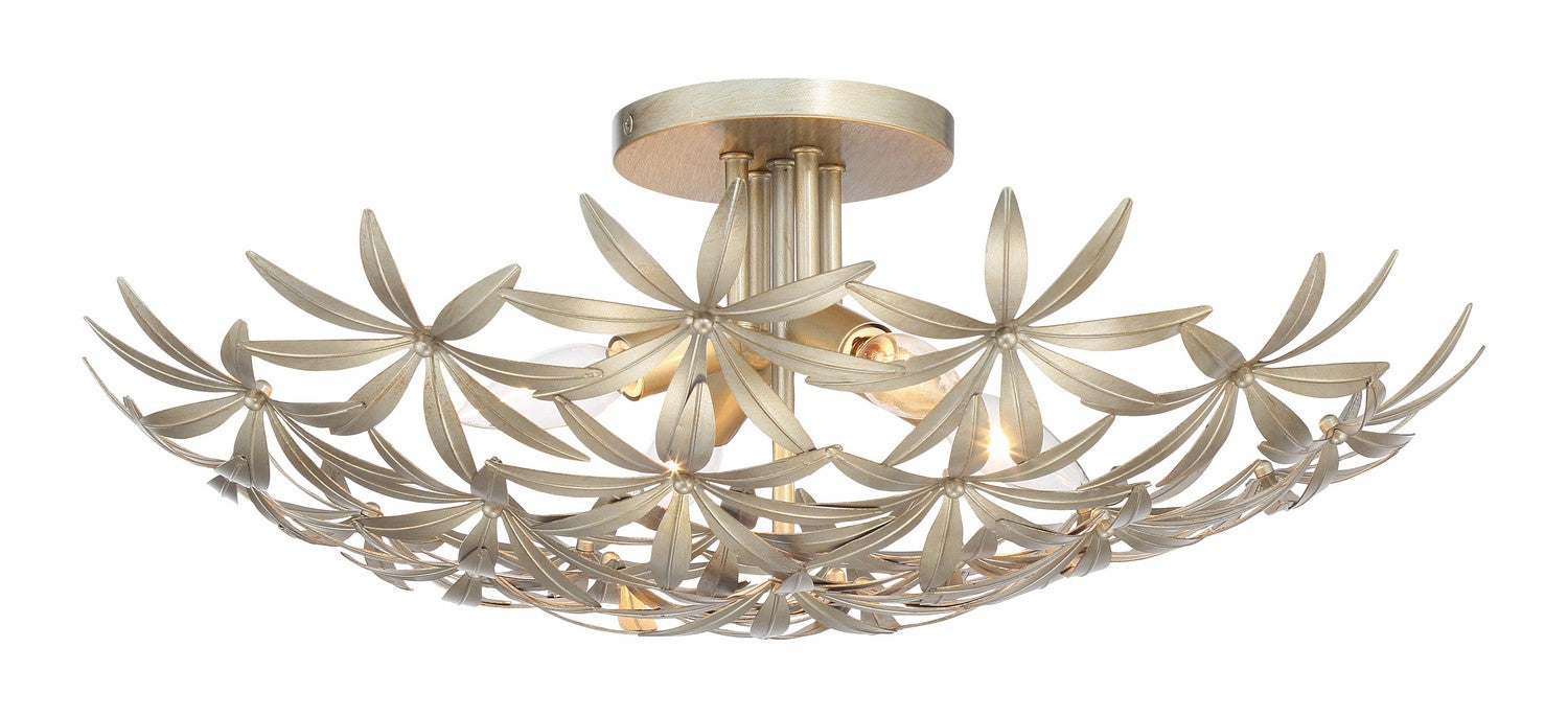 Minka-Lavery 2144-735 Four Light Flush Mount, Ambry Gold