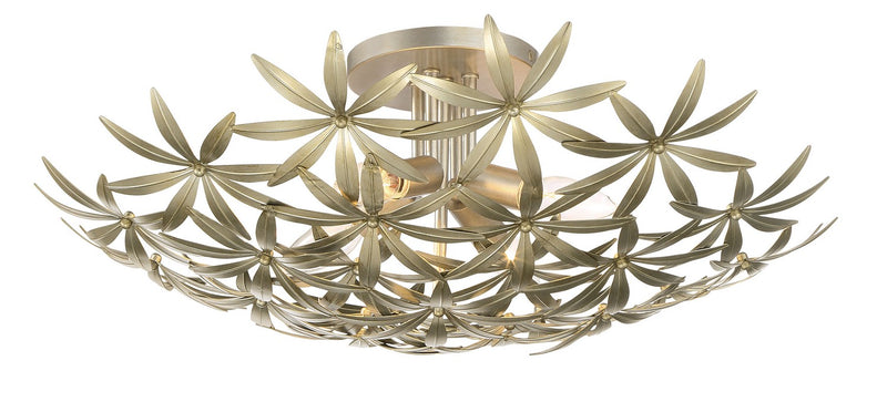 Minka-Lavery 2144-735 Four Light Flush Mount, Ambry Gold