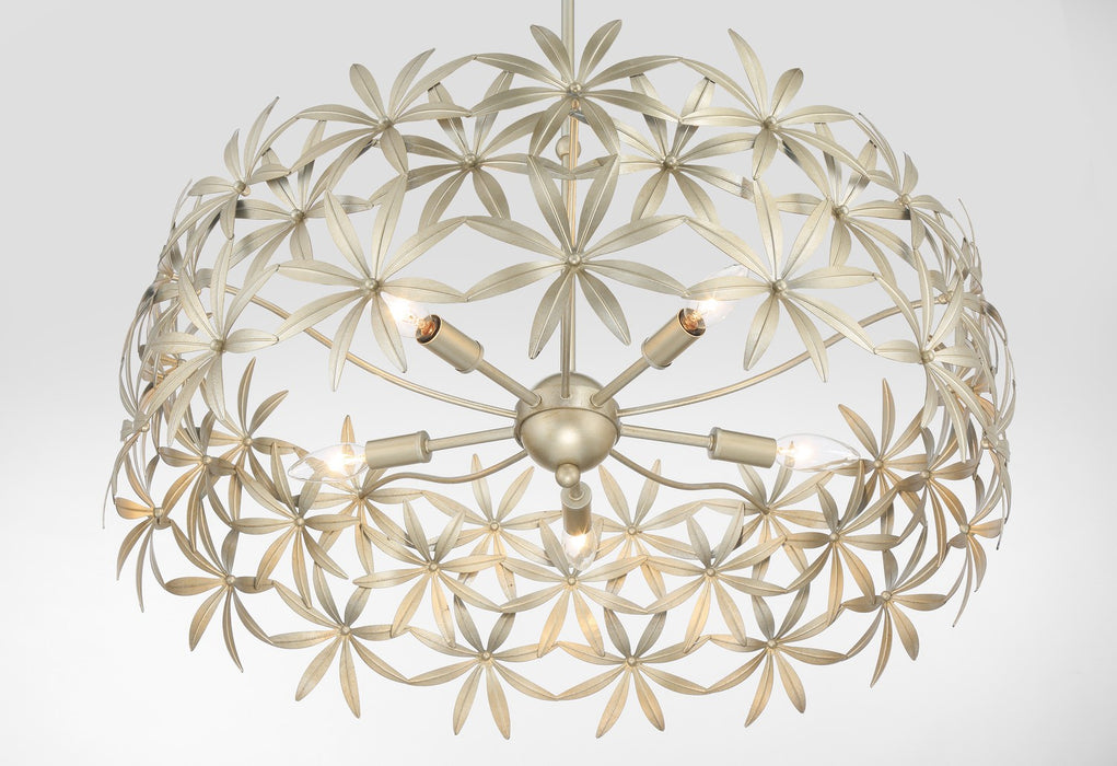 Minka-Lavery 2145-735 Five Light Pendant, Ambry Gold