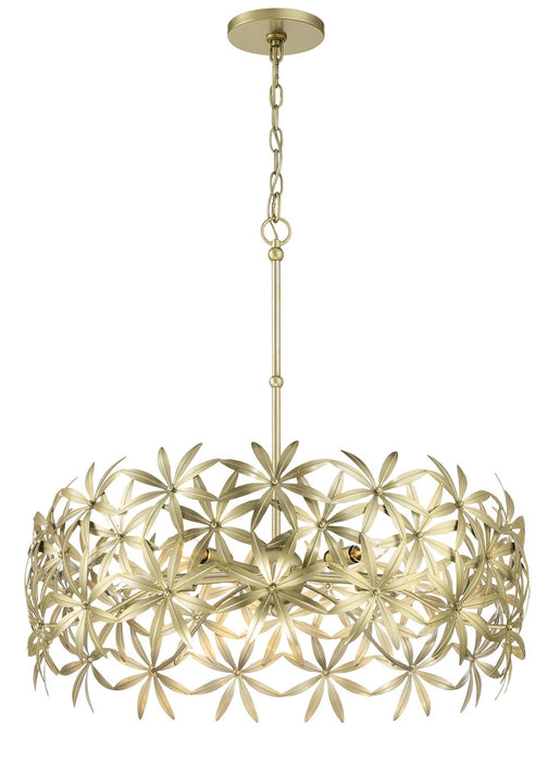 Minka-Lavery 2145-735 Five Light Pendant, Ambry Gold